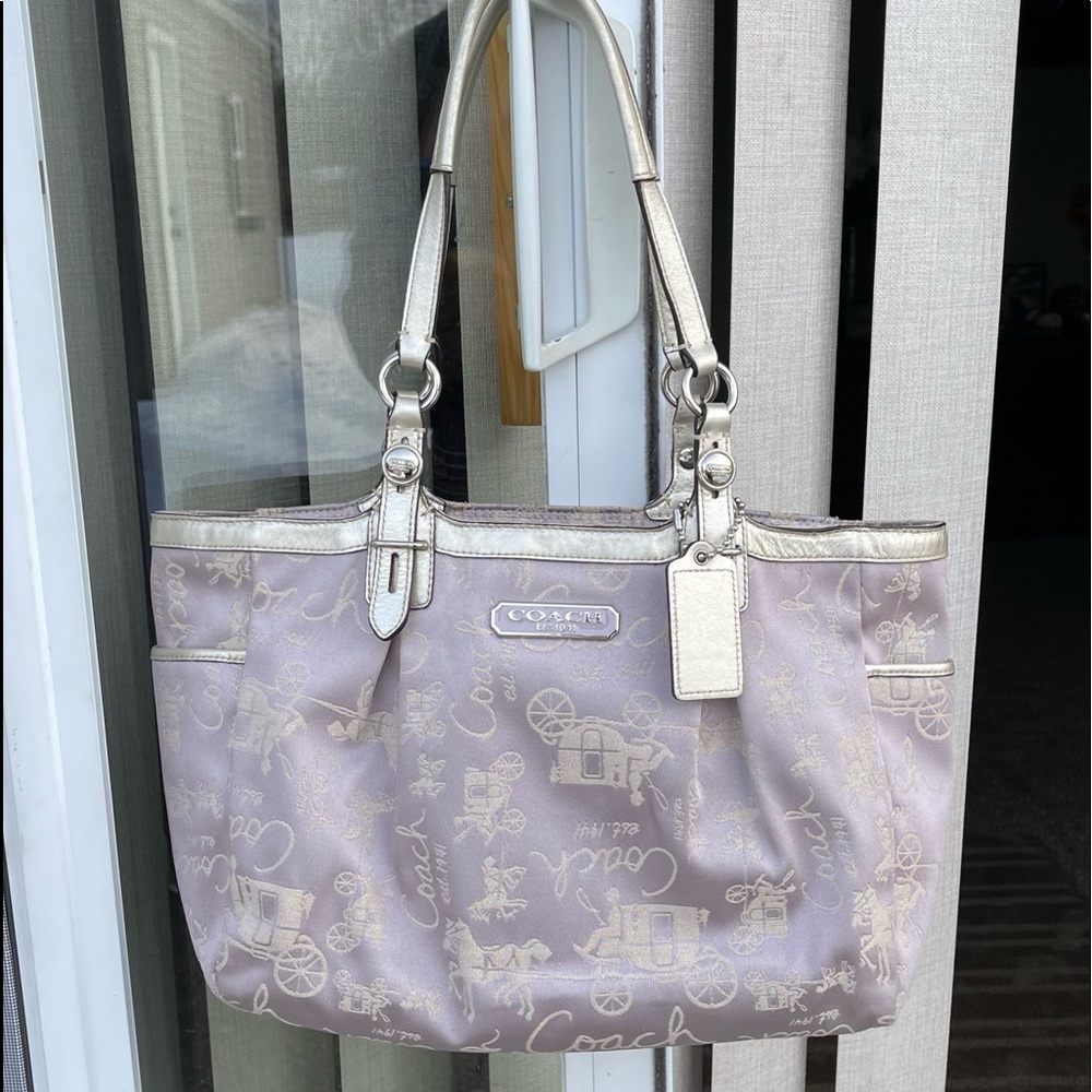 LIMITED TIME SALE Rare Lilac Purple Coach Purse